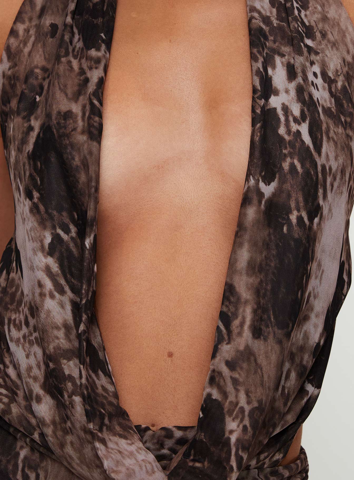 Tigress Halter Mini Dress Animal Multi - Image 6