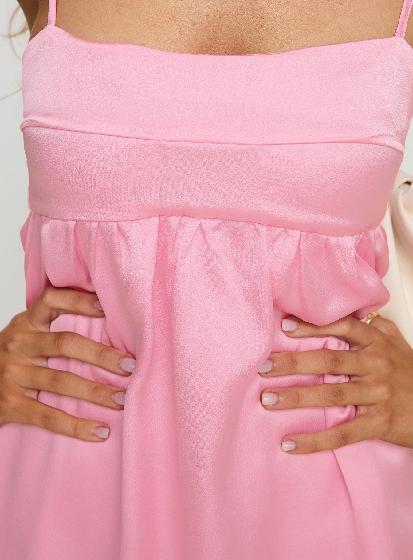 Ortega Mini Dress Pink - Image 6