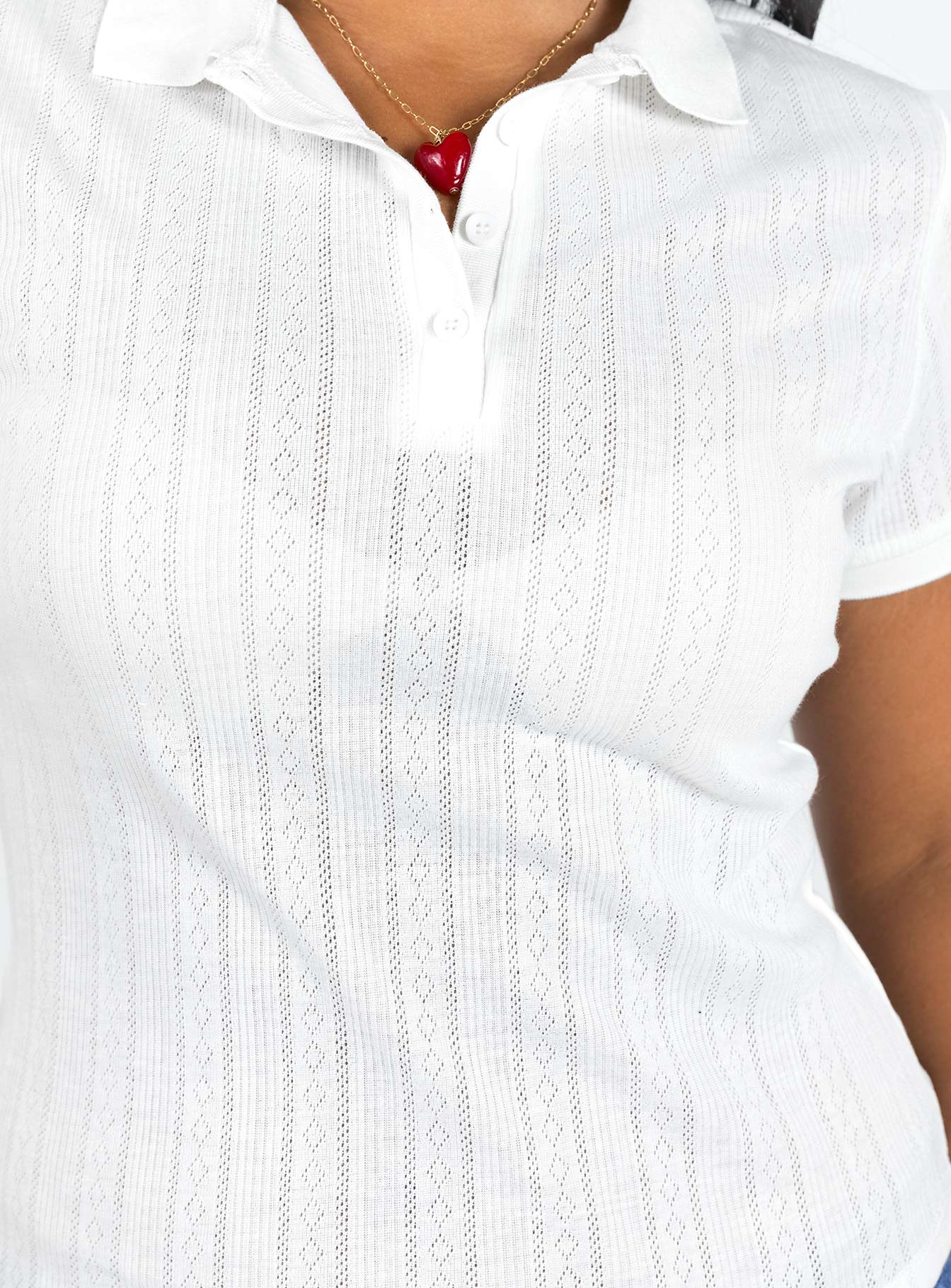 Long Beach Polo Top Cream - Image 6