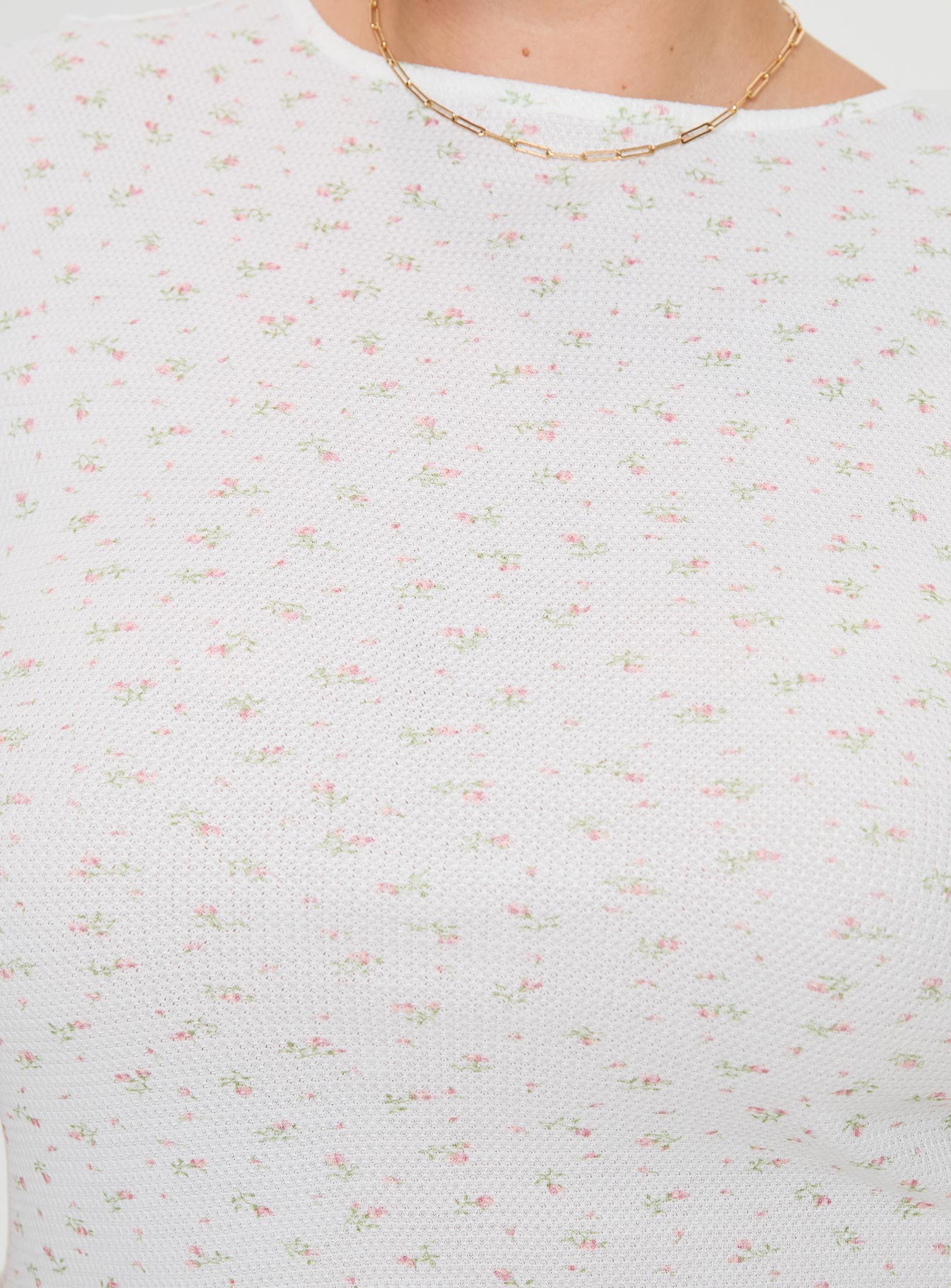 Patton Mini Dress White Floral Curve - Image 6