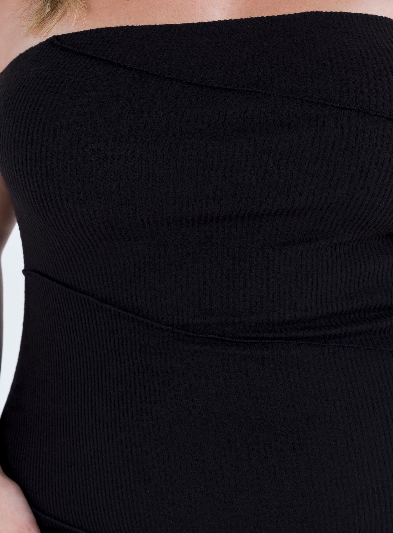 Oscar Mini Dress Black Curve - Image 6