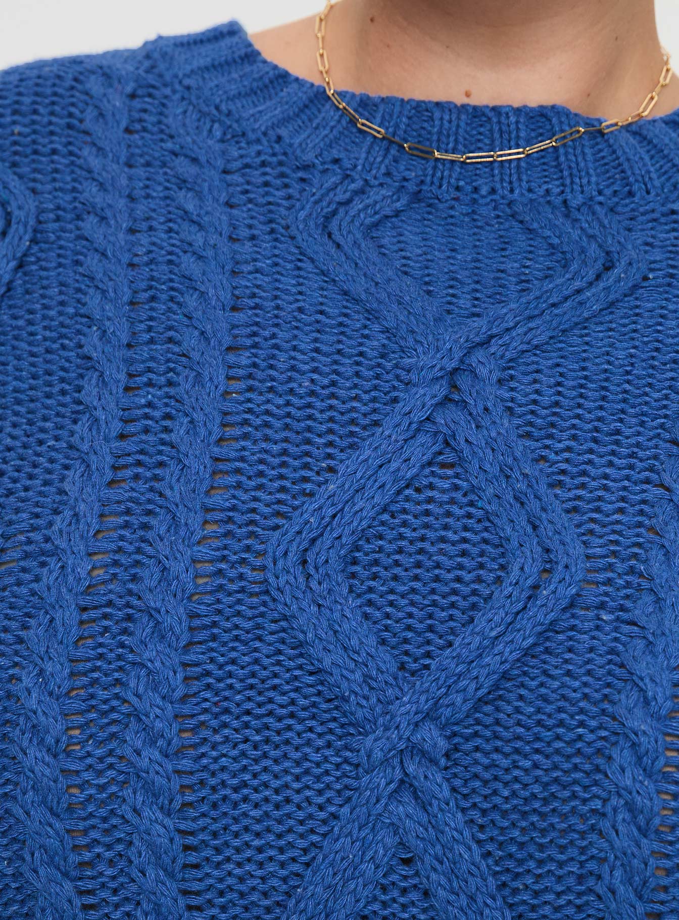 Anaya Oversized Sweater Monday Blues Curve - Image 6