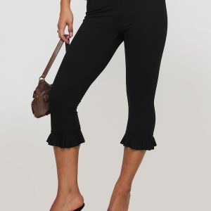 Witchcraft Capri Pants Black