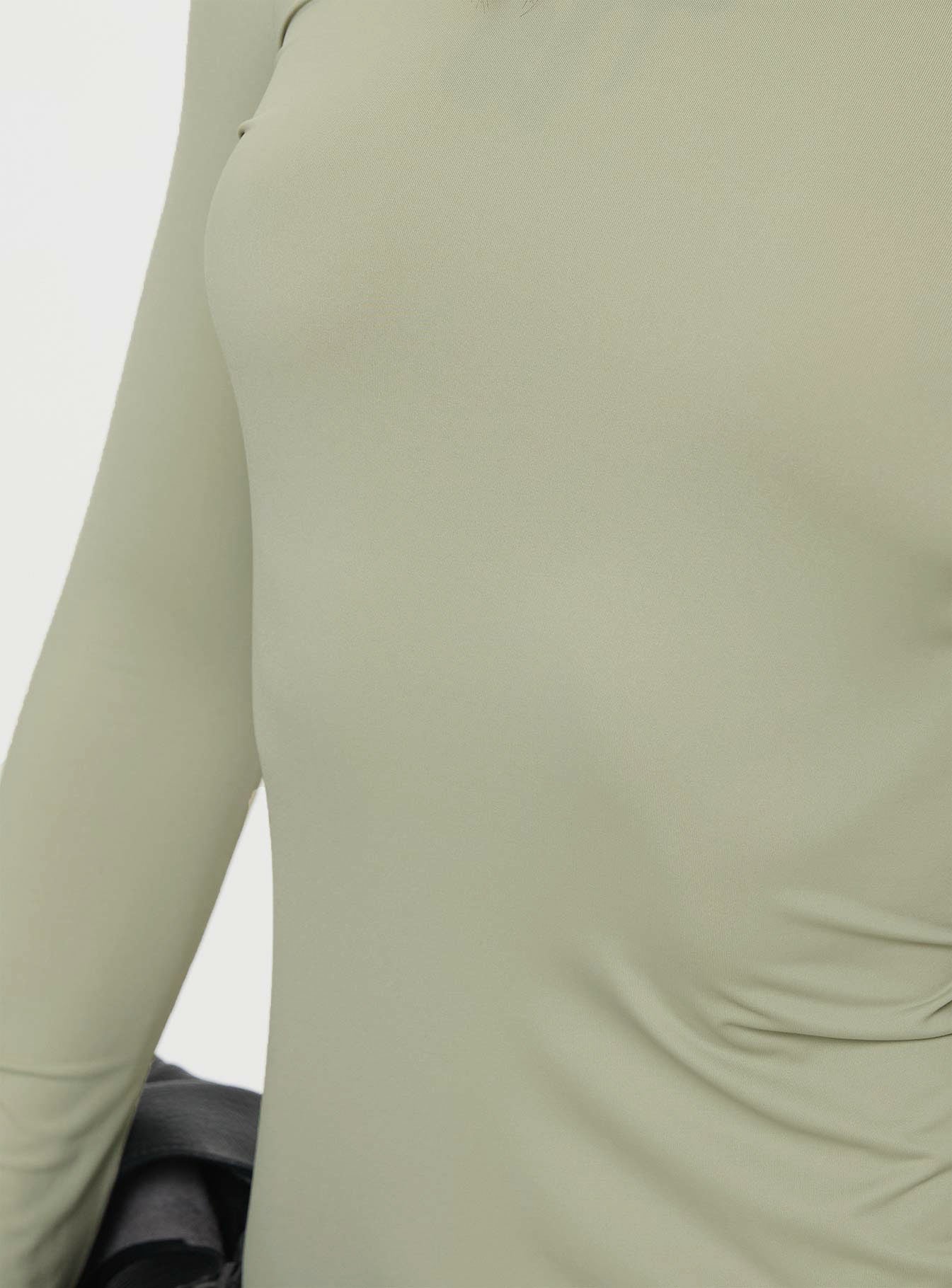 Rain Fire Long Sleeve Maxi Dress Sage - Image 6