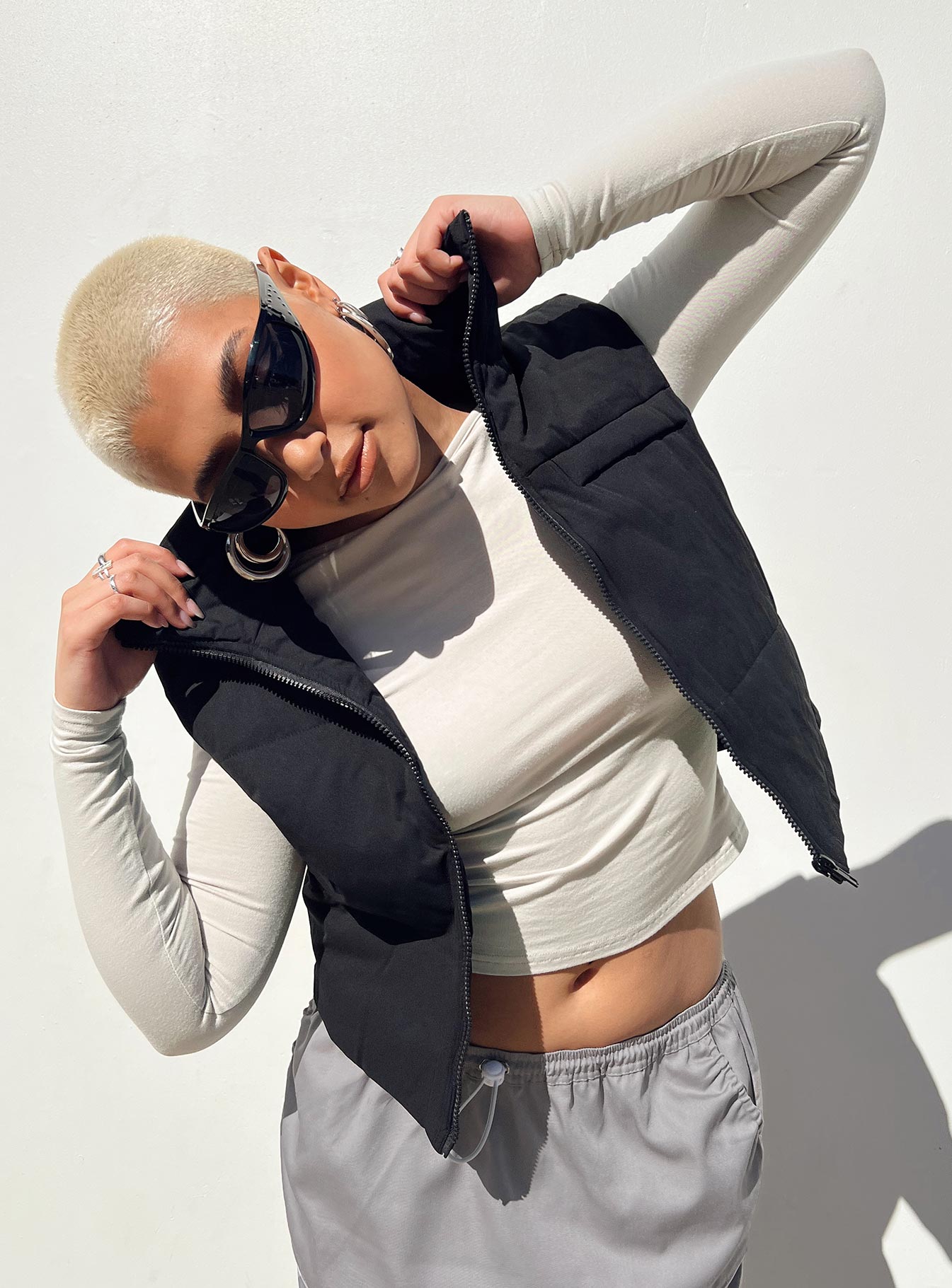 Kirby Puffer Vest Black - Image 7