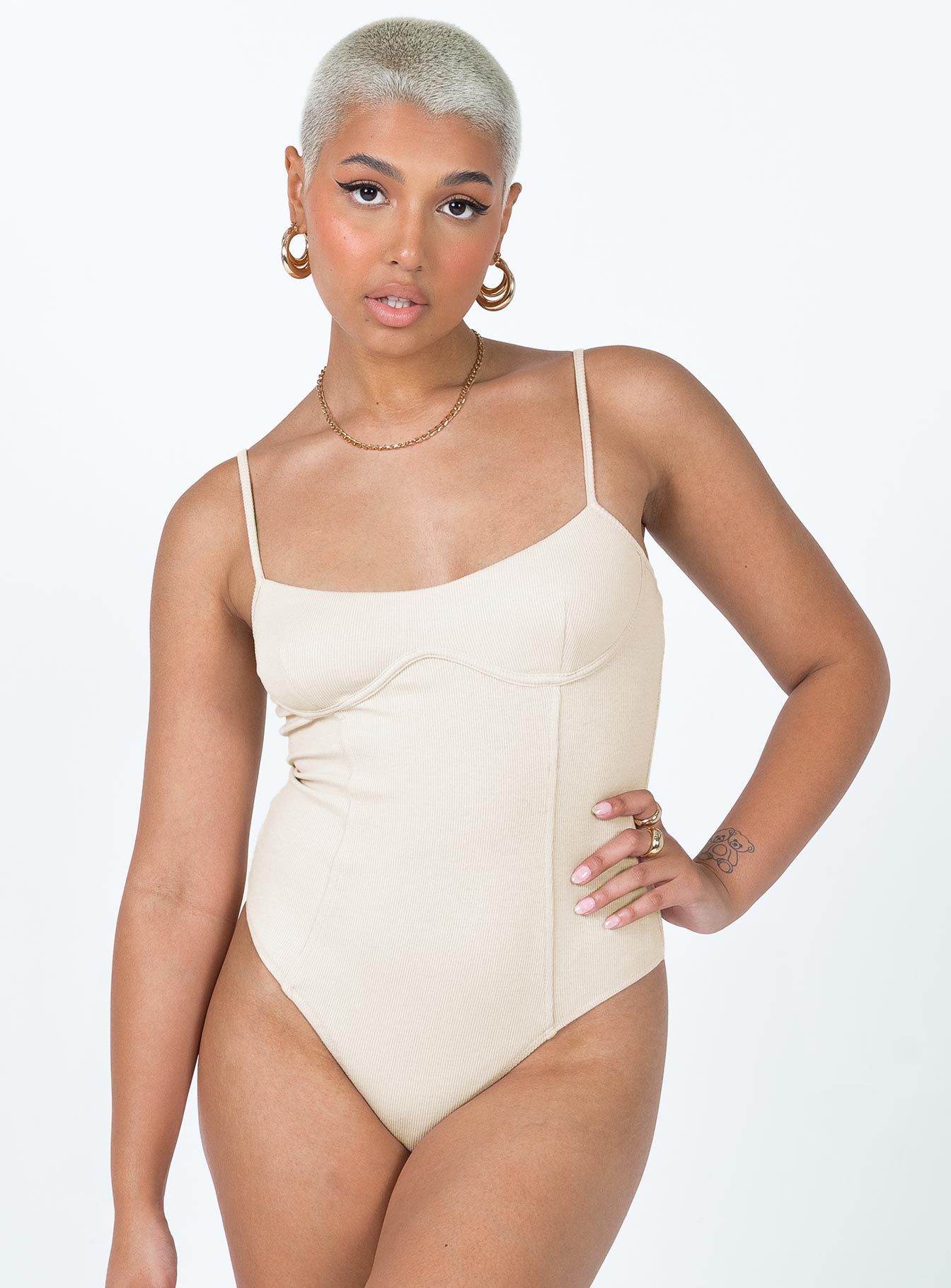 Benjamin Bodysuit Beige - Image 5