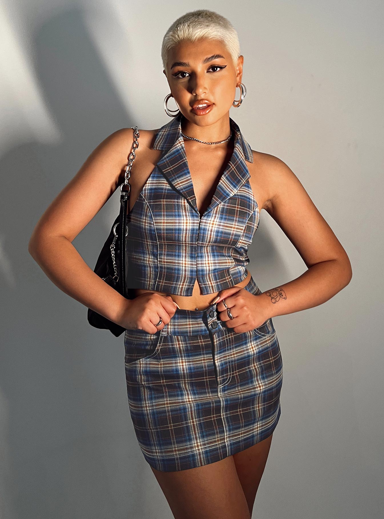 Everest Vest Top Blue Multi - Image 6