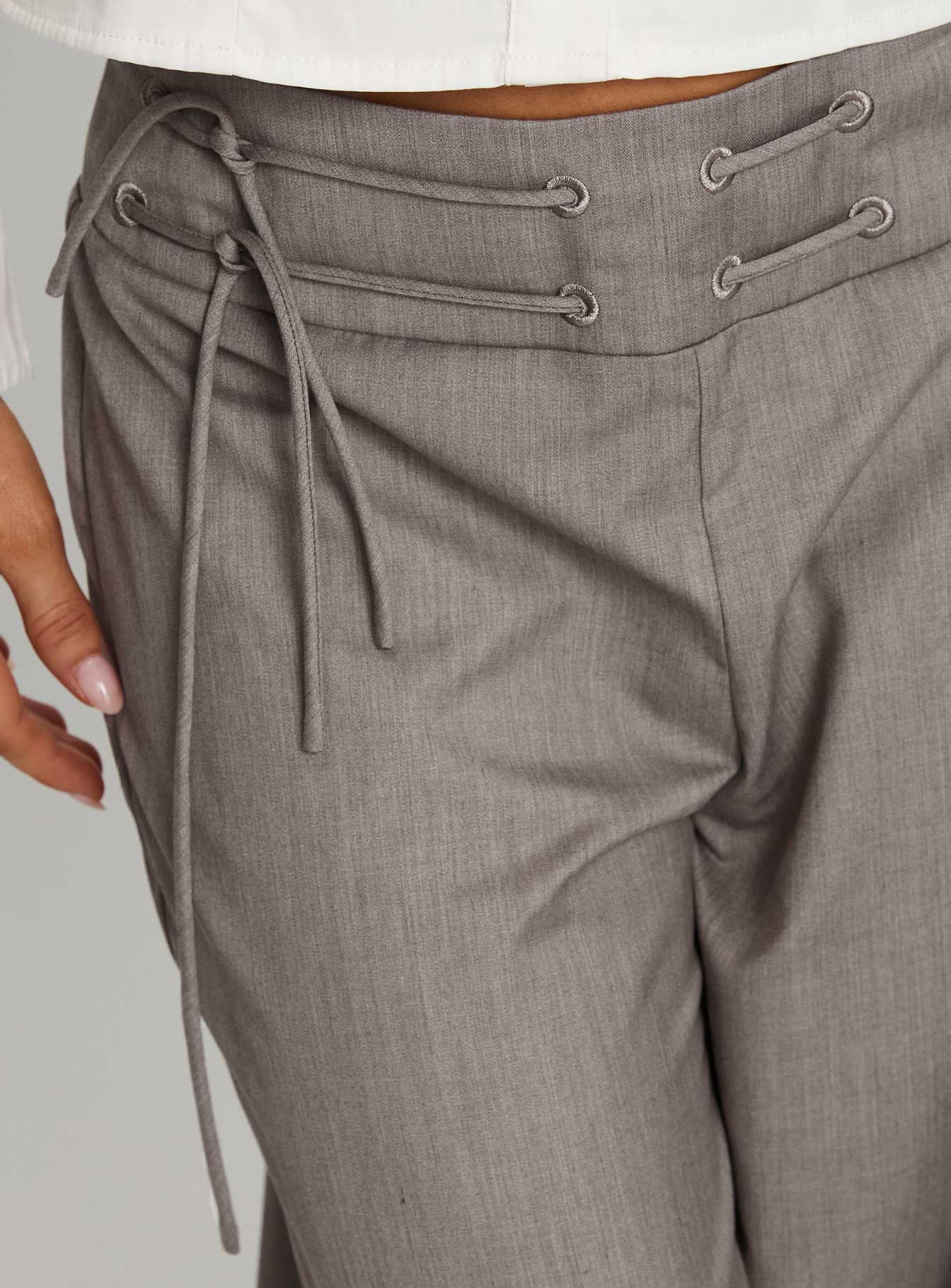 Just Have Fun Wide Leg Pant Grey - Image 6