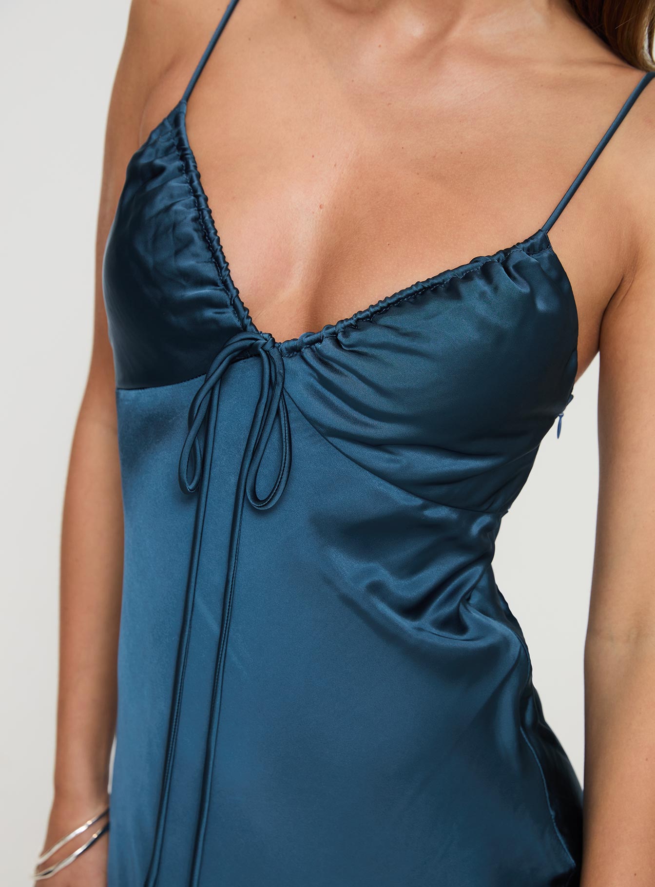 Maguire Maxi Dress Navy - Image 6