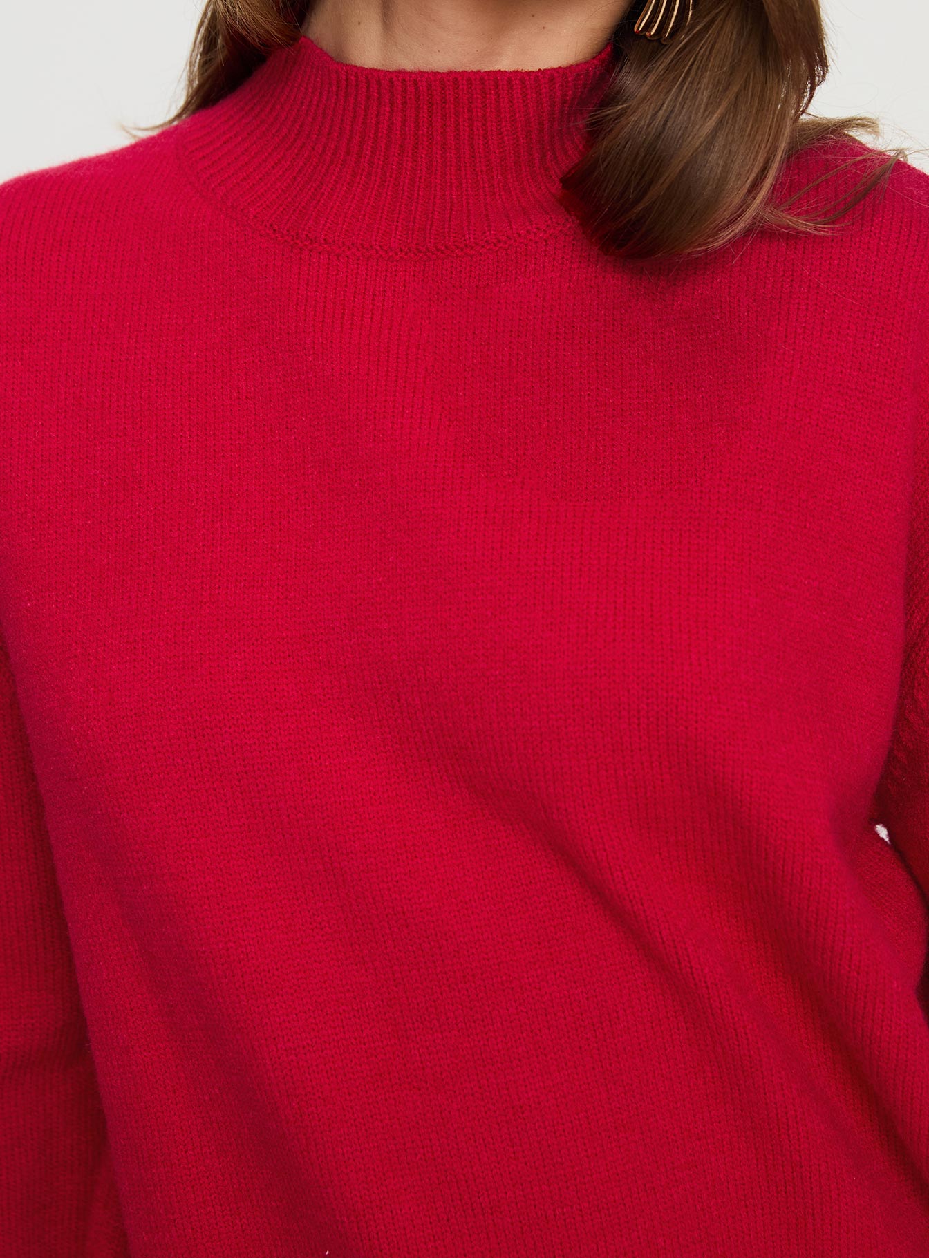 Oberan Knit Sweater Red - Image 6