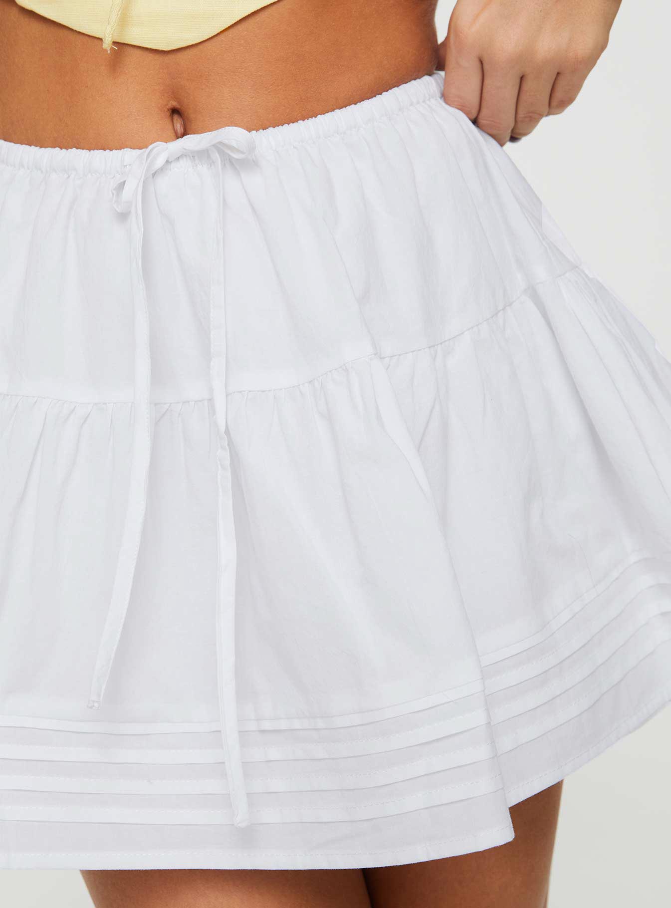 Brookson Mini Skirt White - Image 6