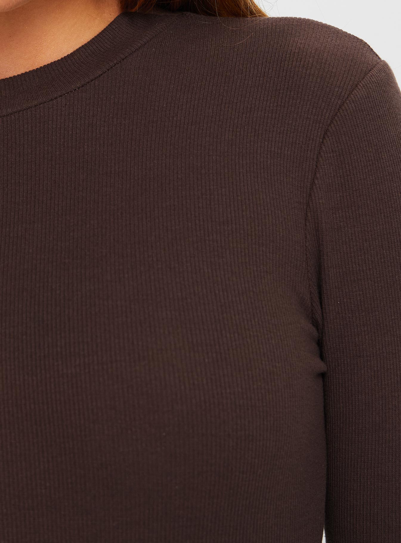 Maleny Long Sleeve Bodysuit Brown - Image 6