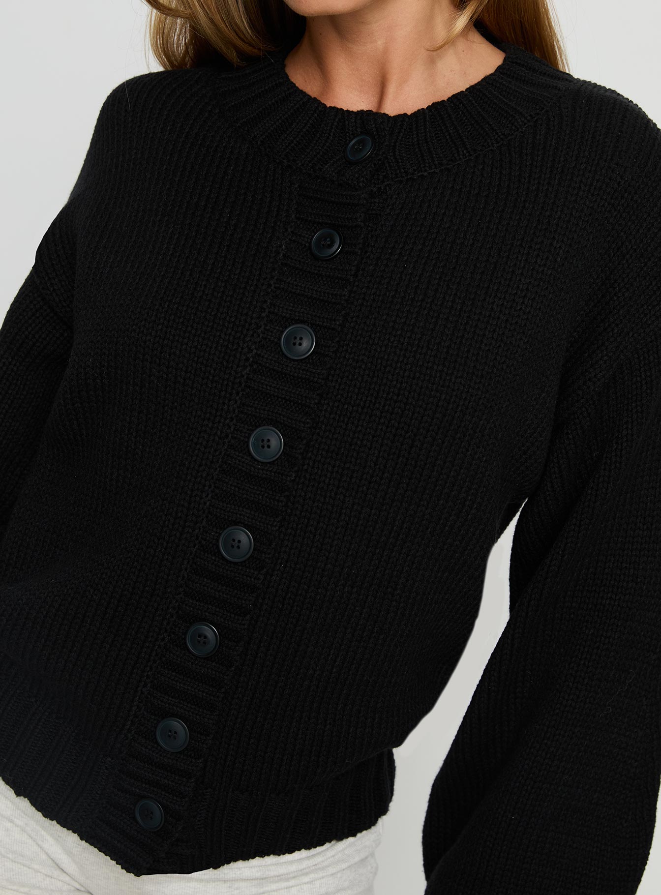 Edern Cardigan Black - Image 6