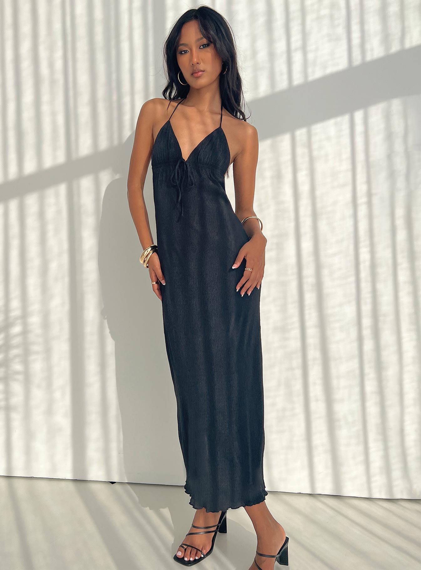 Chantria Maxi Dress Black - Image 6