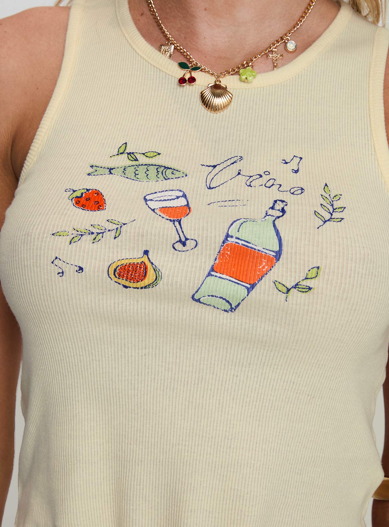 Music In The Park Tank Top Cream - Image 6