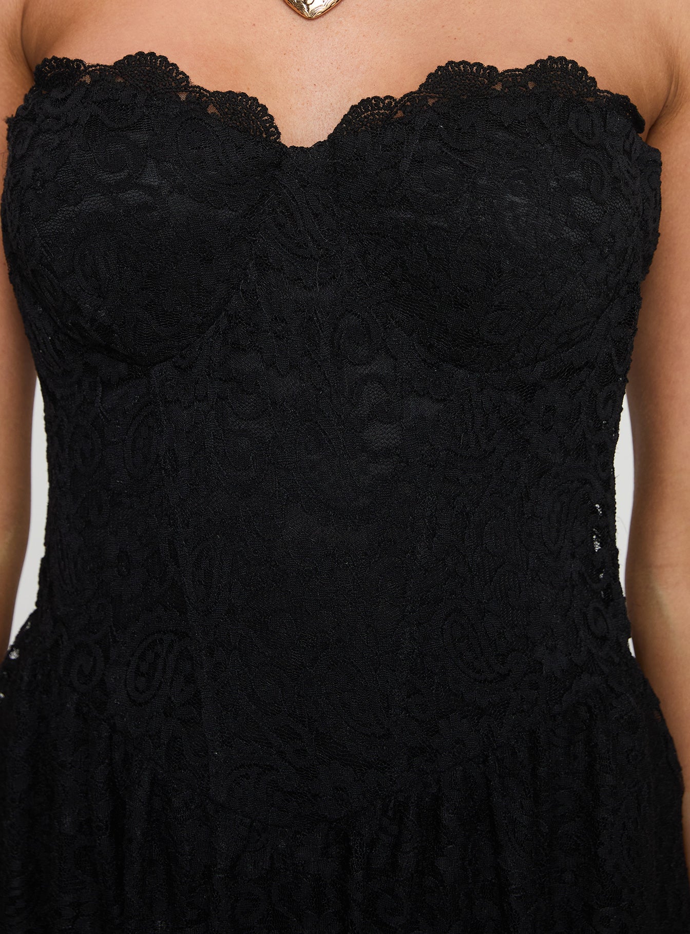 Tournus Skort Playsuit Black - Image 6