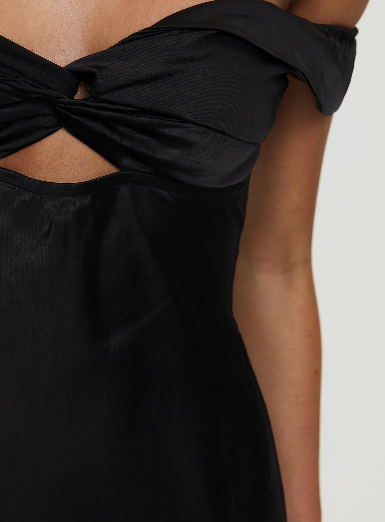 Rava Off The Shoulder Maxi Dress Black - Image 5