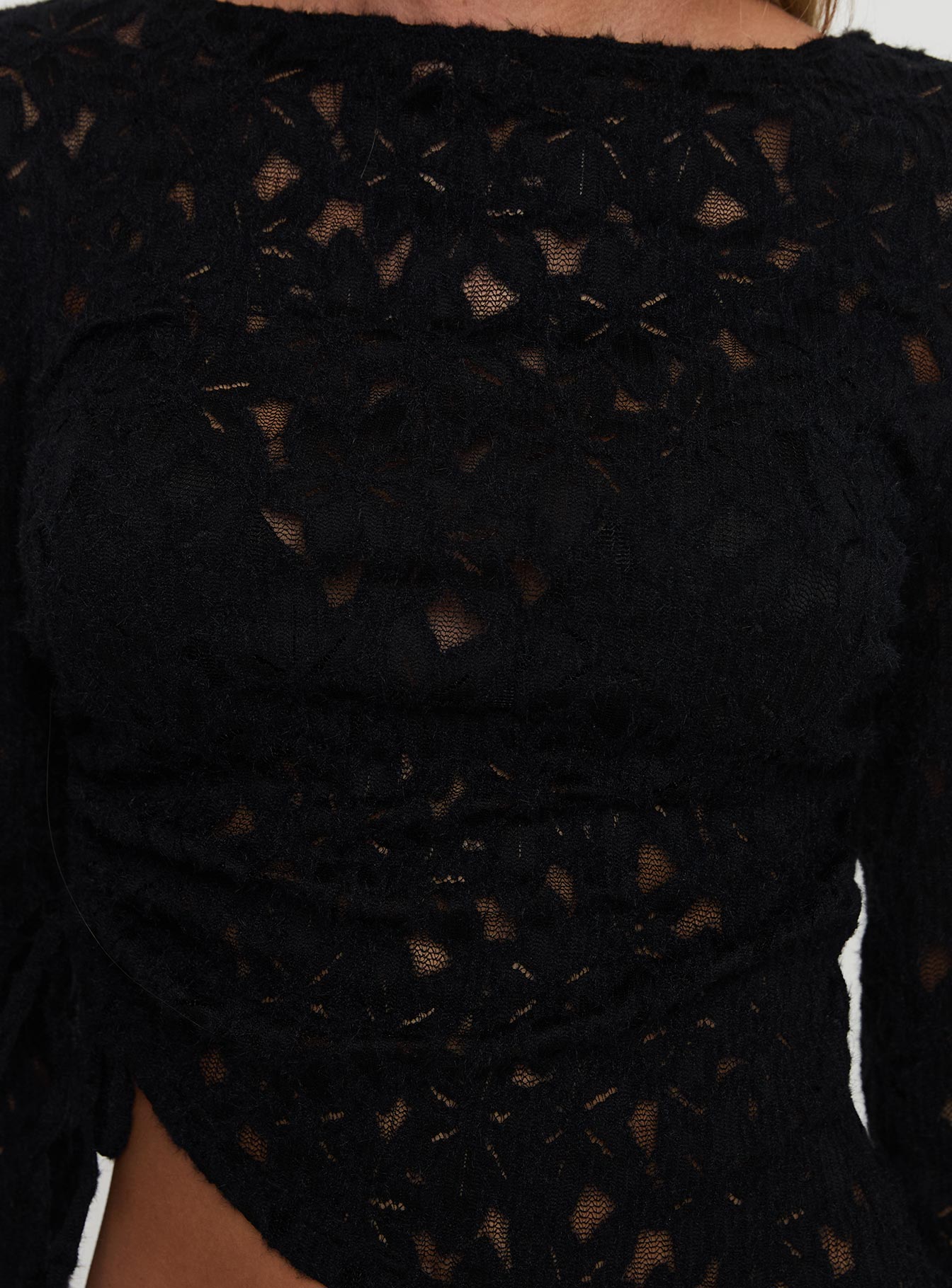 Sensua Long Sleeve Top Black - Image 5