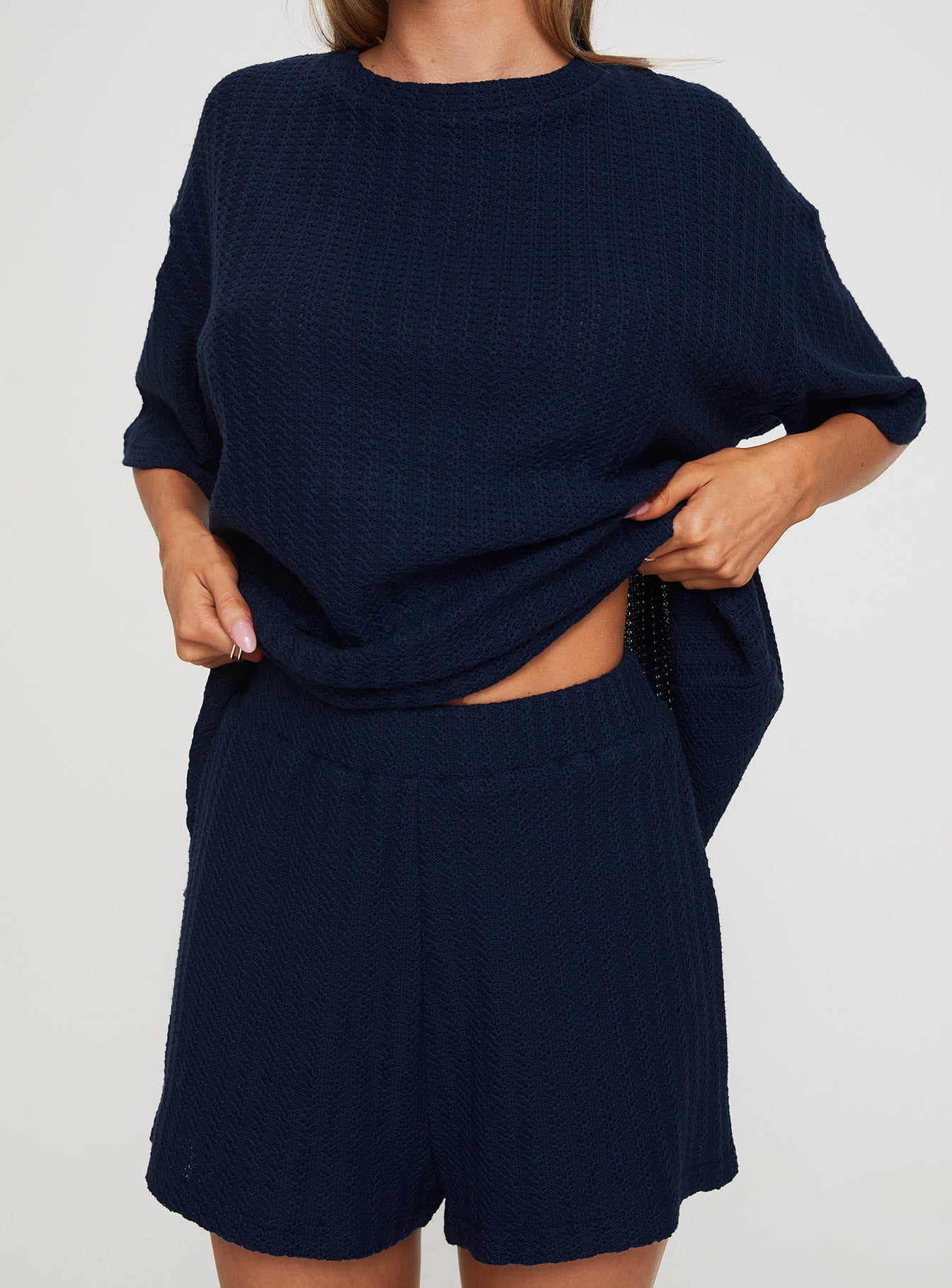 Cammie Knit Set Navy - Image 6