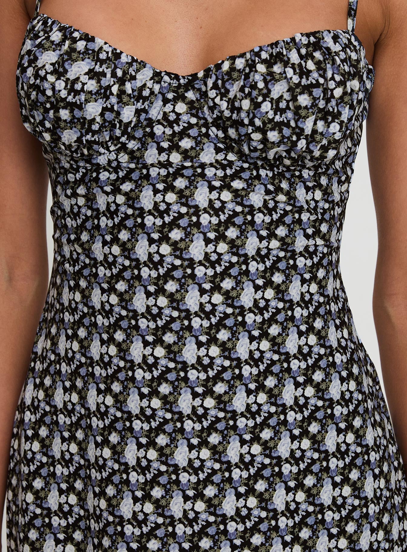 Draven Mini Dress Black Multi - Image 6