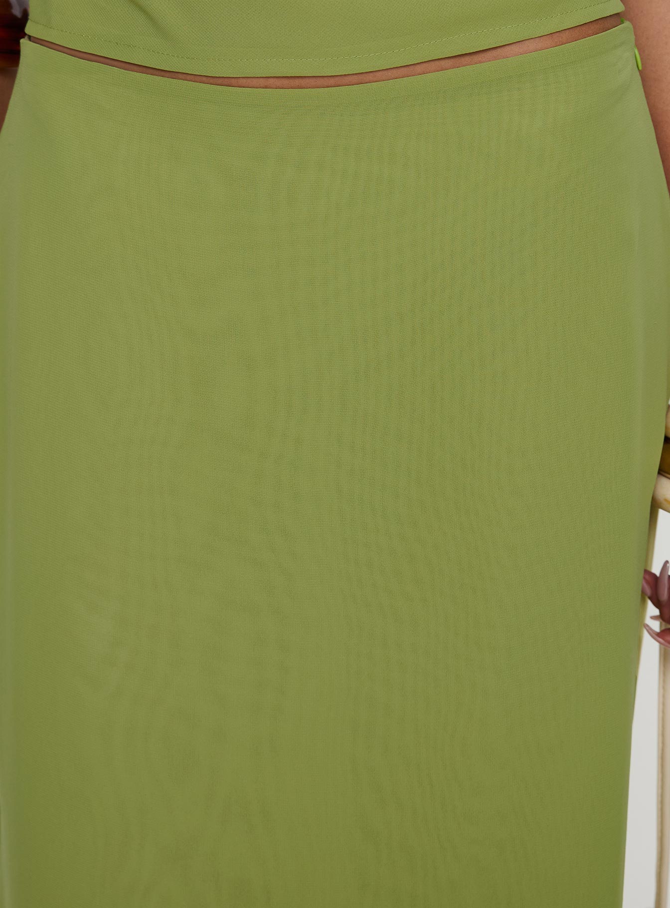 Eleganza Maxi Skirt Green - Image 6
