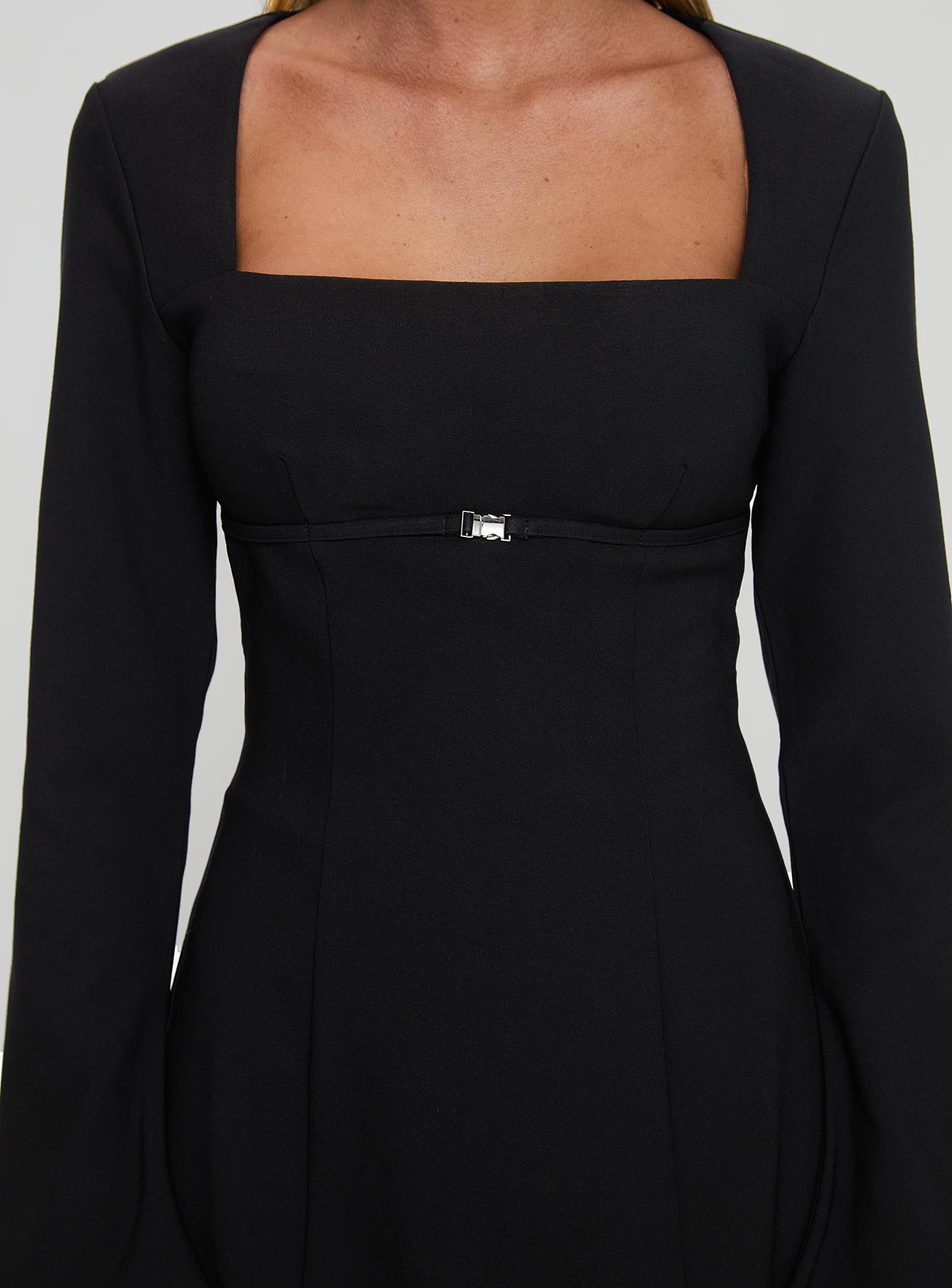 Flounce Romper Black - Image 6