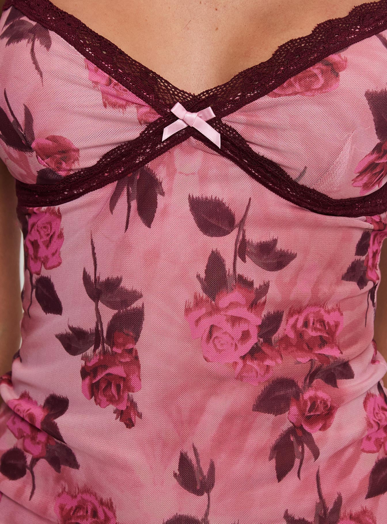 Claudelia Lace Mini Dress Floral - Image 5