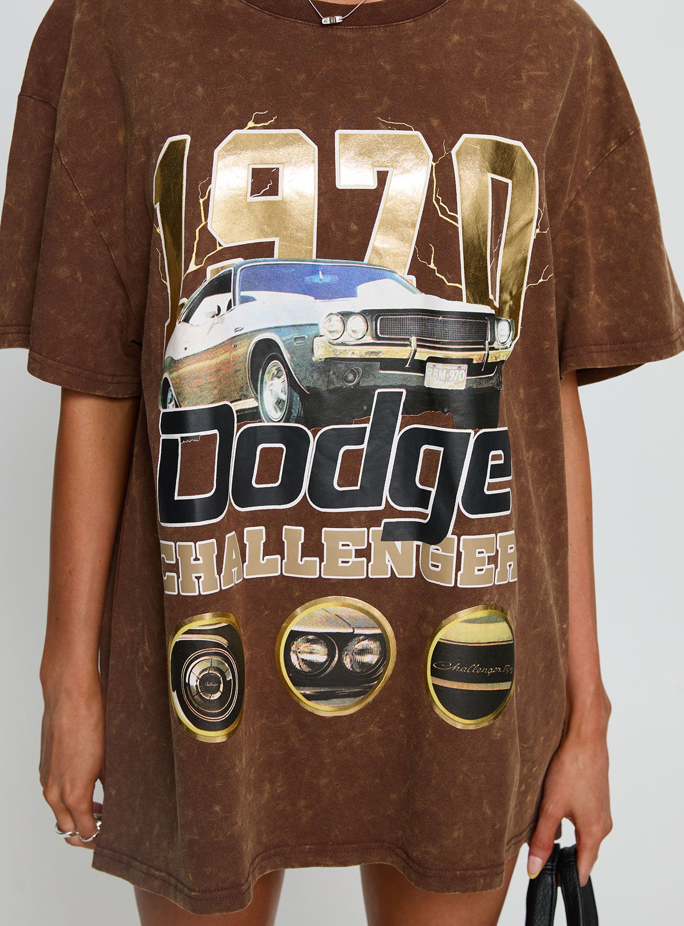 1970 Dodge Charger Oversied Graphic Top Brown - Image 6