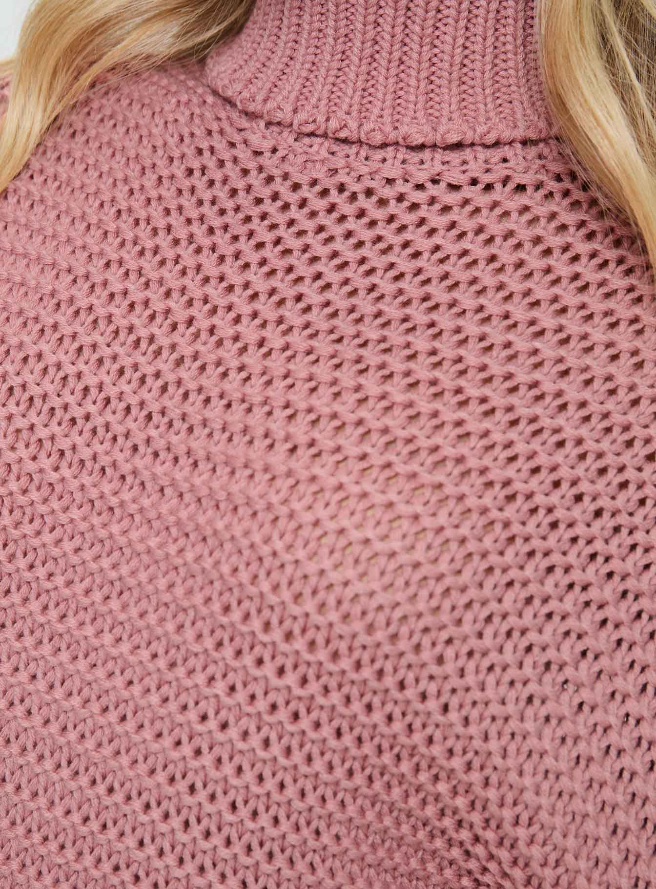Hayworth Turtle Neck Sweater Pink - Image 5