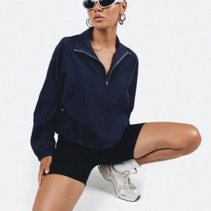Posca Zip Up Jacket Navy