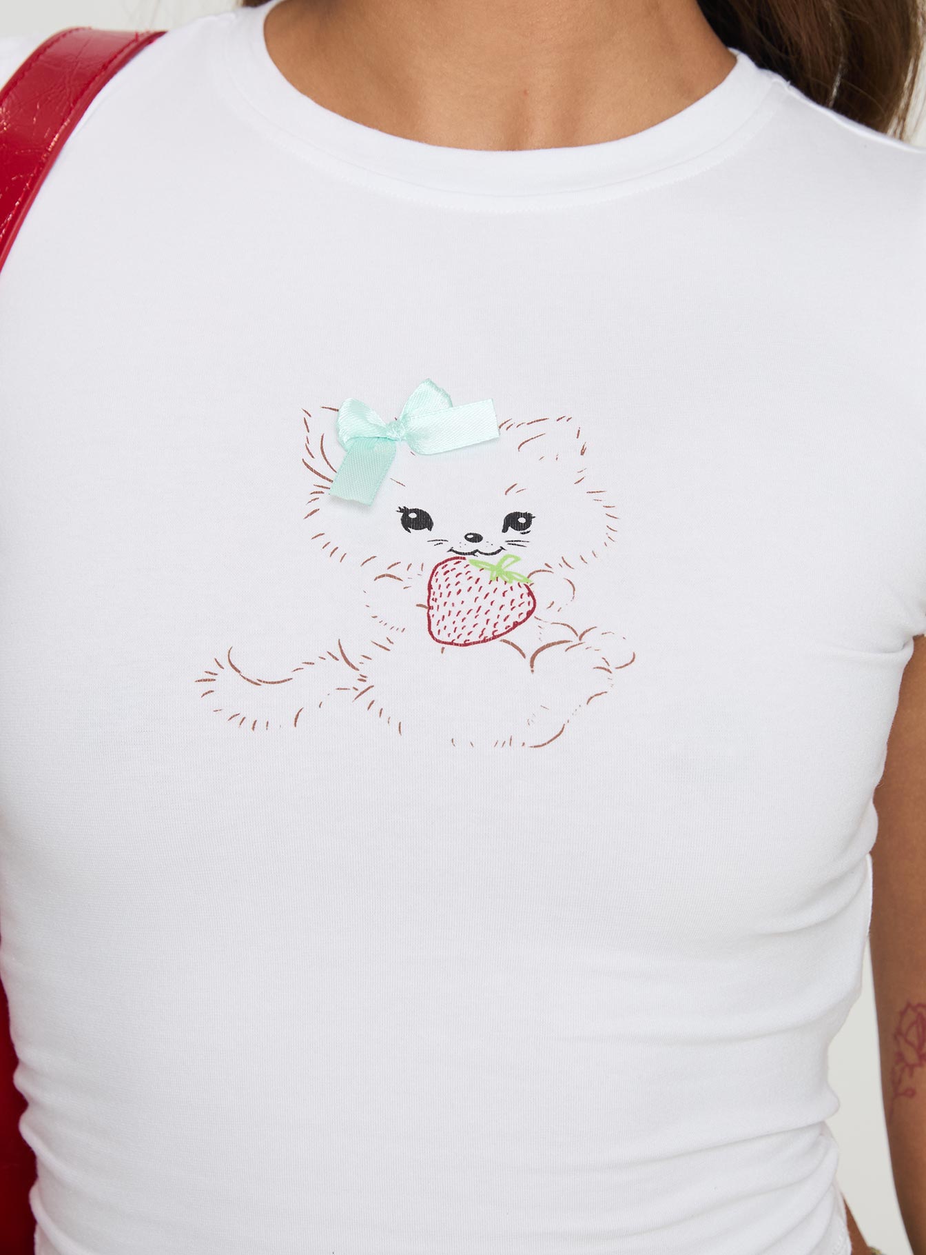 Izzy Cat Top White - Image 6