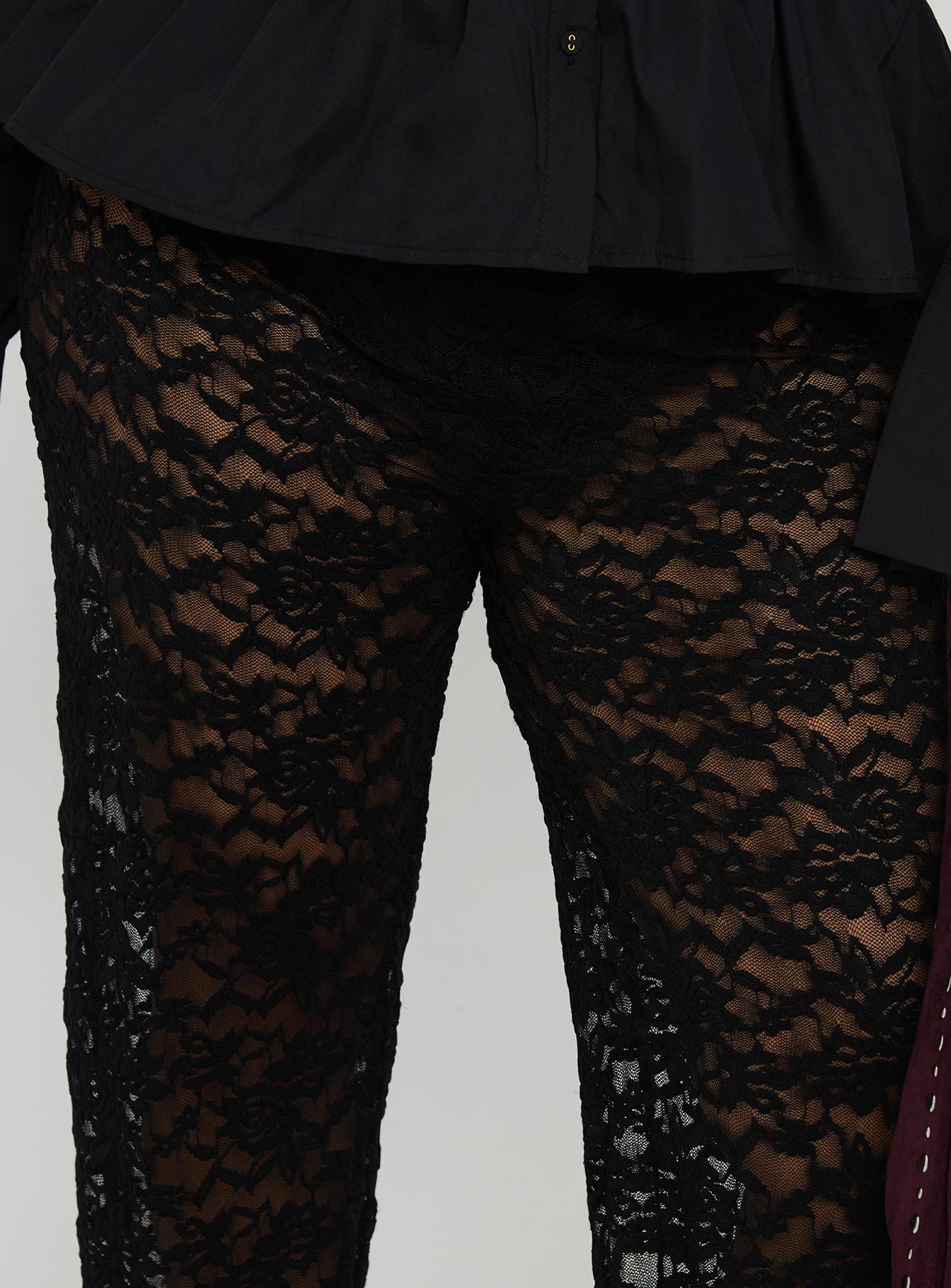 Peru Lace Pants Black Curve - Image 6