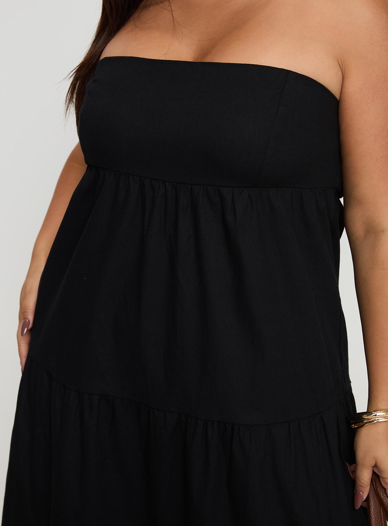 Osment Maxi Dress Black Curve - Image 5