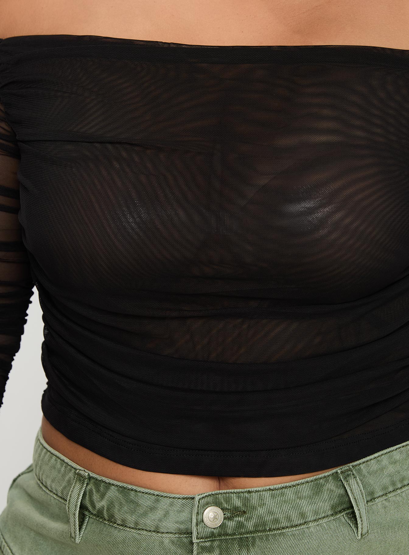 Hartford Off The Shoulder Top Black Curve - Image 6