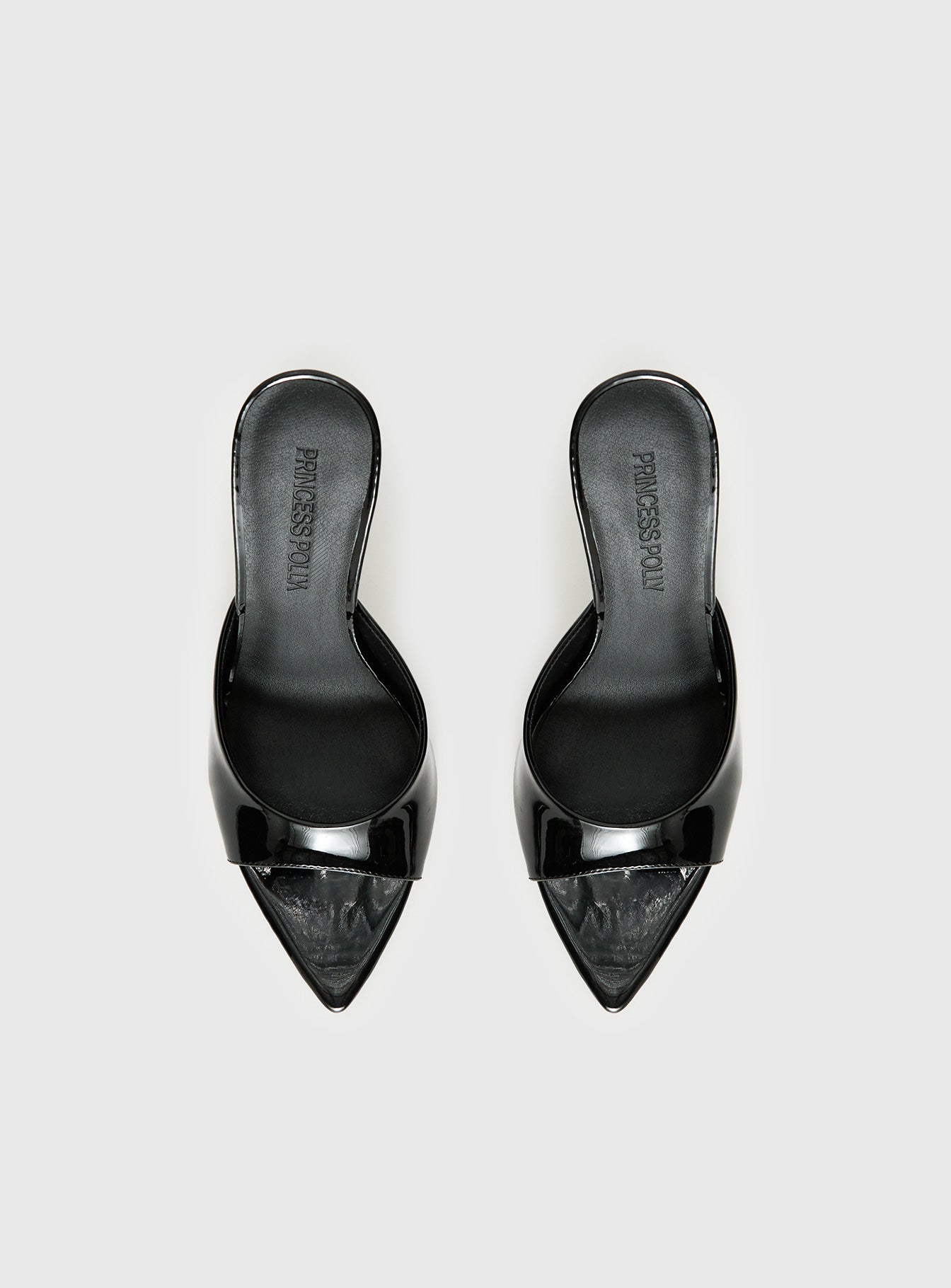 Let Love In Peep Toe Heels Black - Image 6
