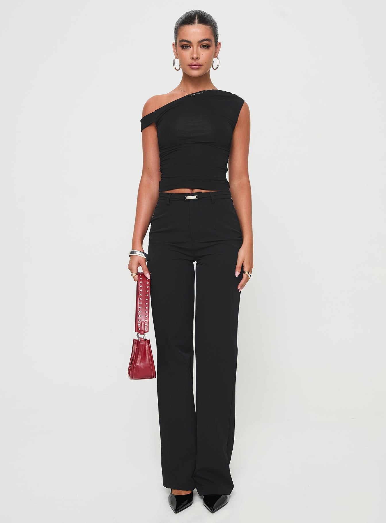 Flounce Pants Black - Image 9