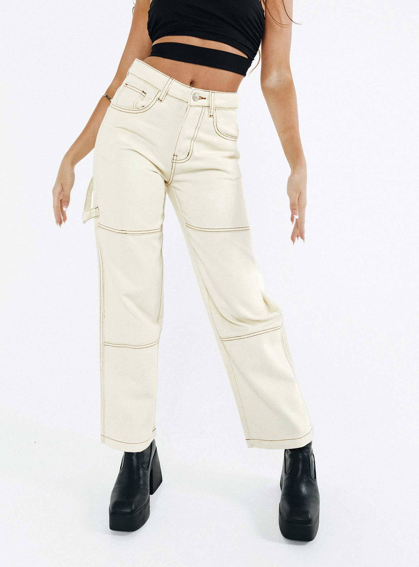 Copeland Jeans White Petite - Image 7