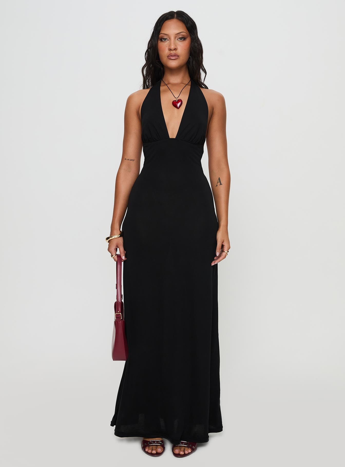 Tinisie Maxi Dress Black - Image 6