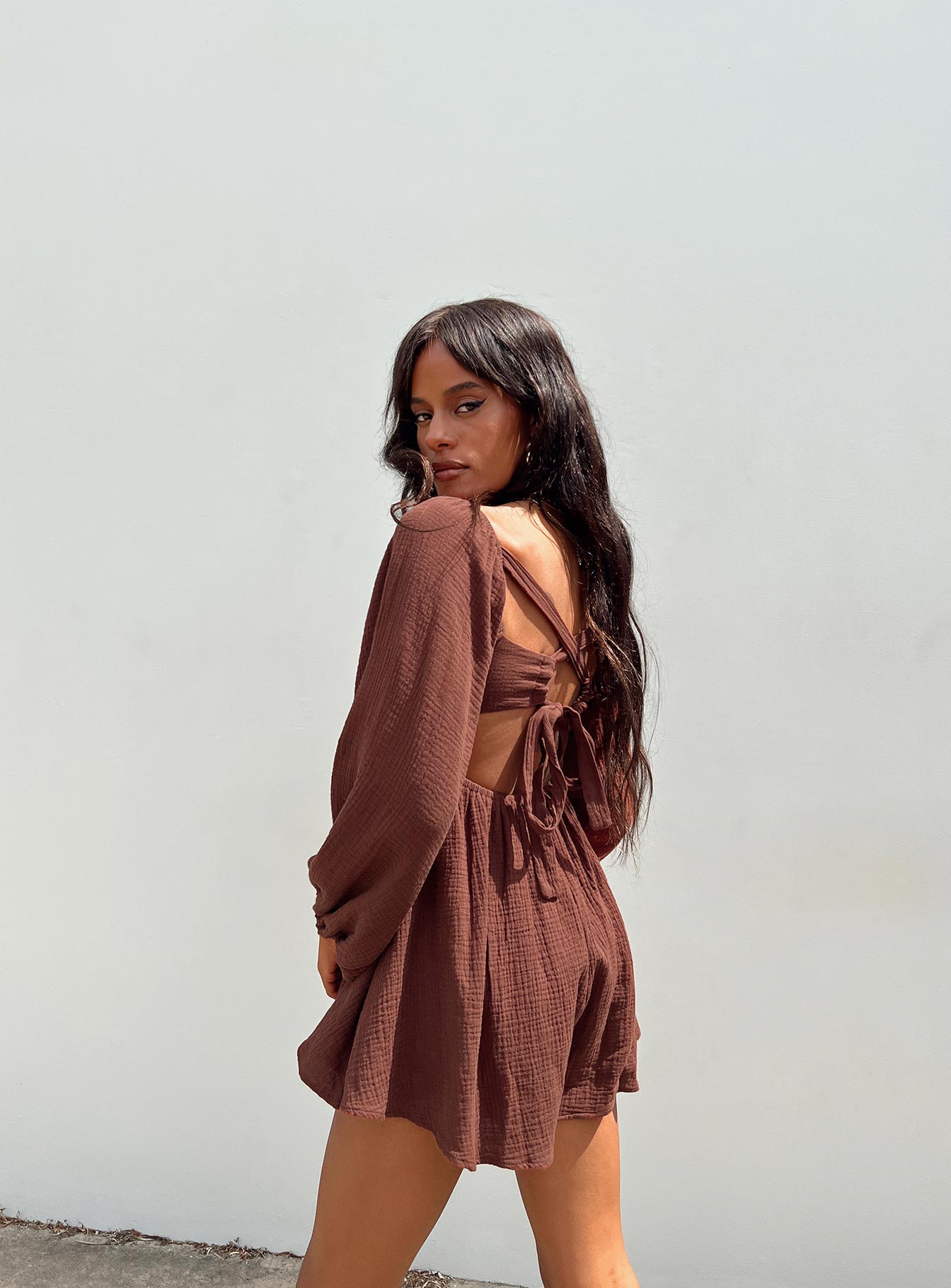 Beck Romper Brown - Image 7