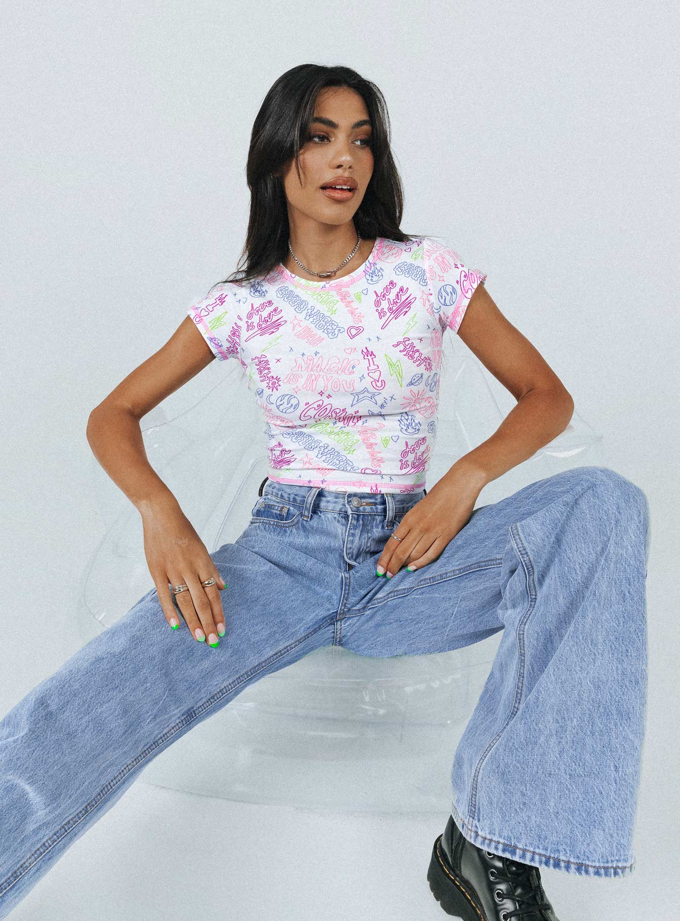 Cosmic Girl Top Multi - Image 8