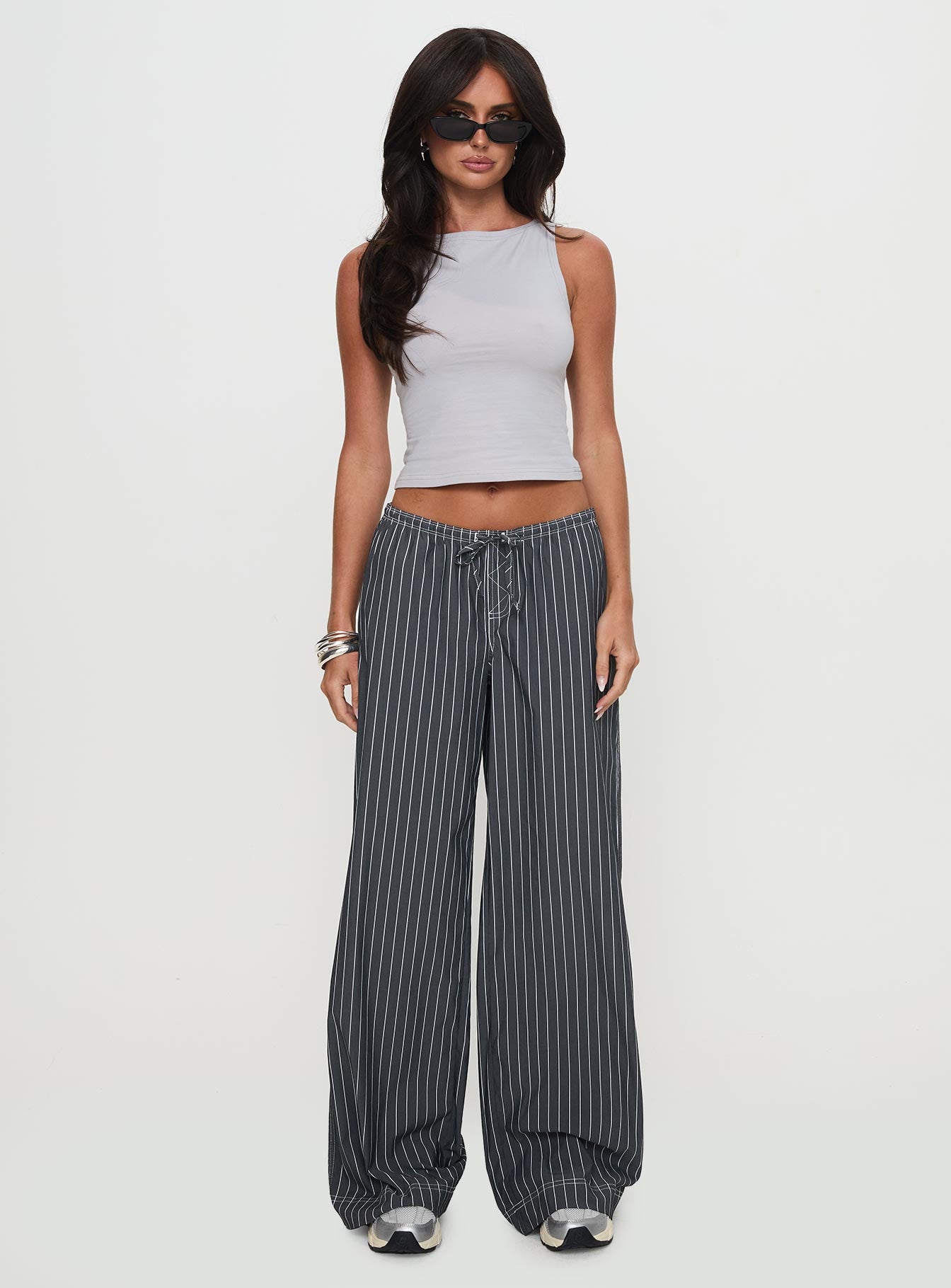 Terrance Baggy Pant Grey Stripe - Image 7