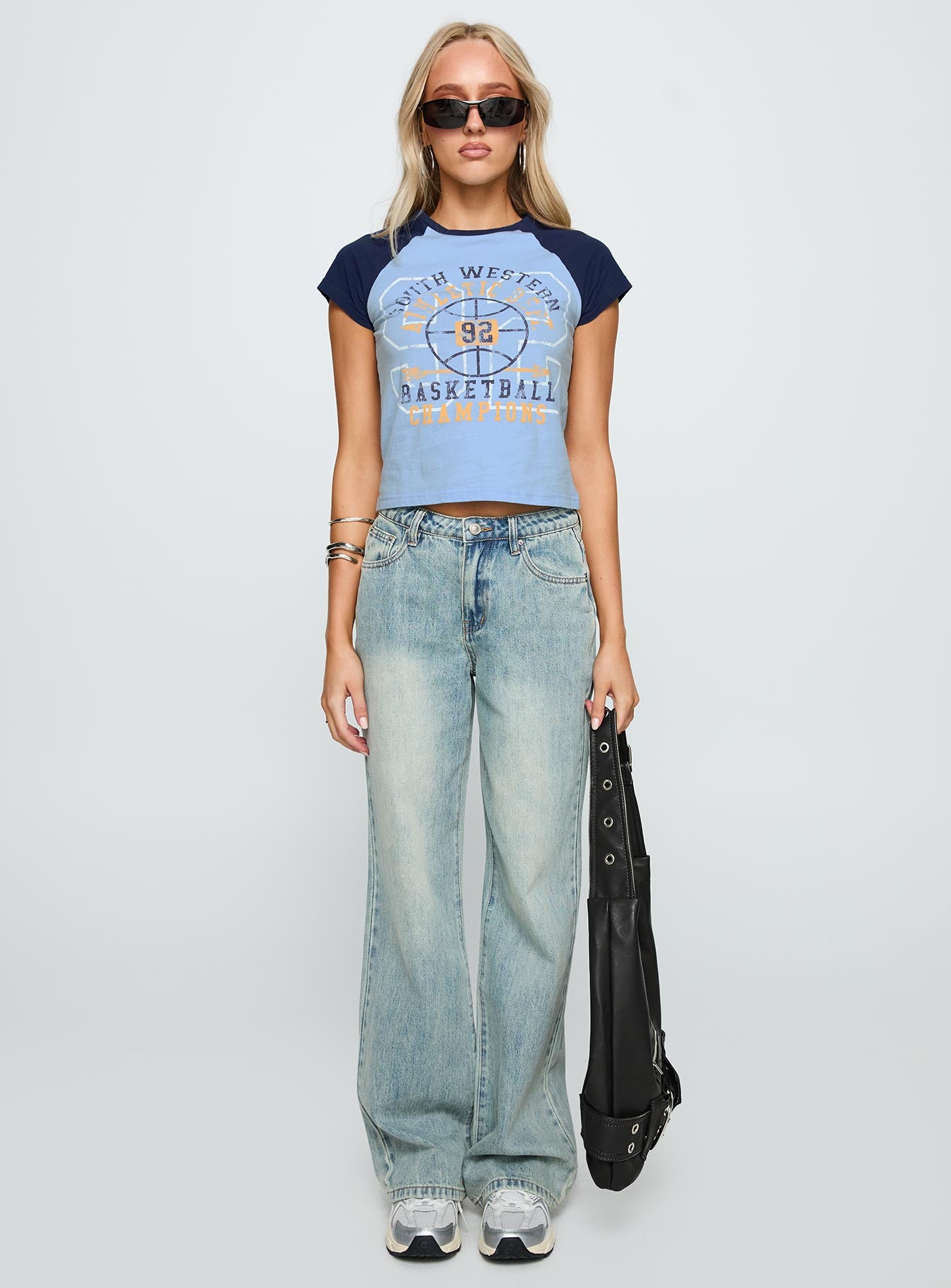 South West Sports Graphic Top Blue - Image 7