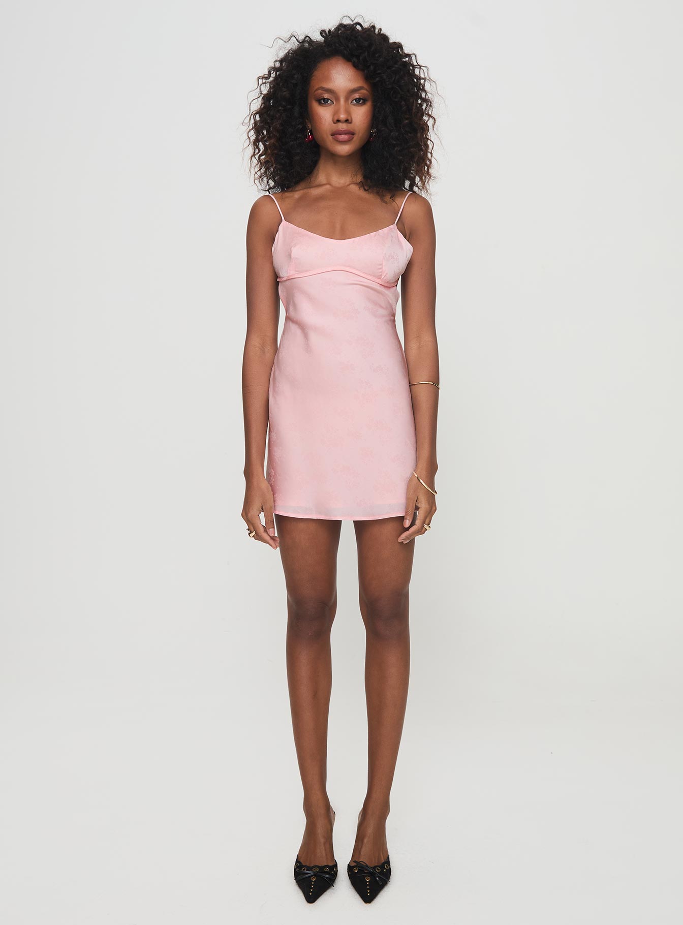 Clemence Mini Dress Pink - Image 7