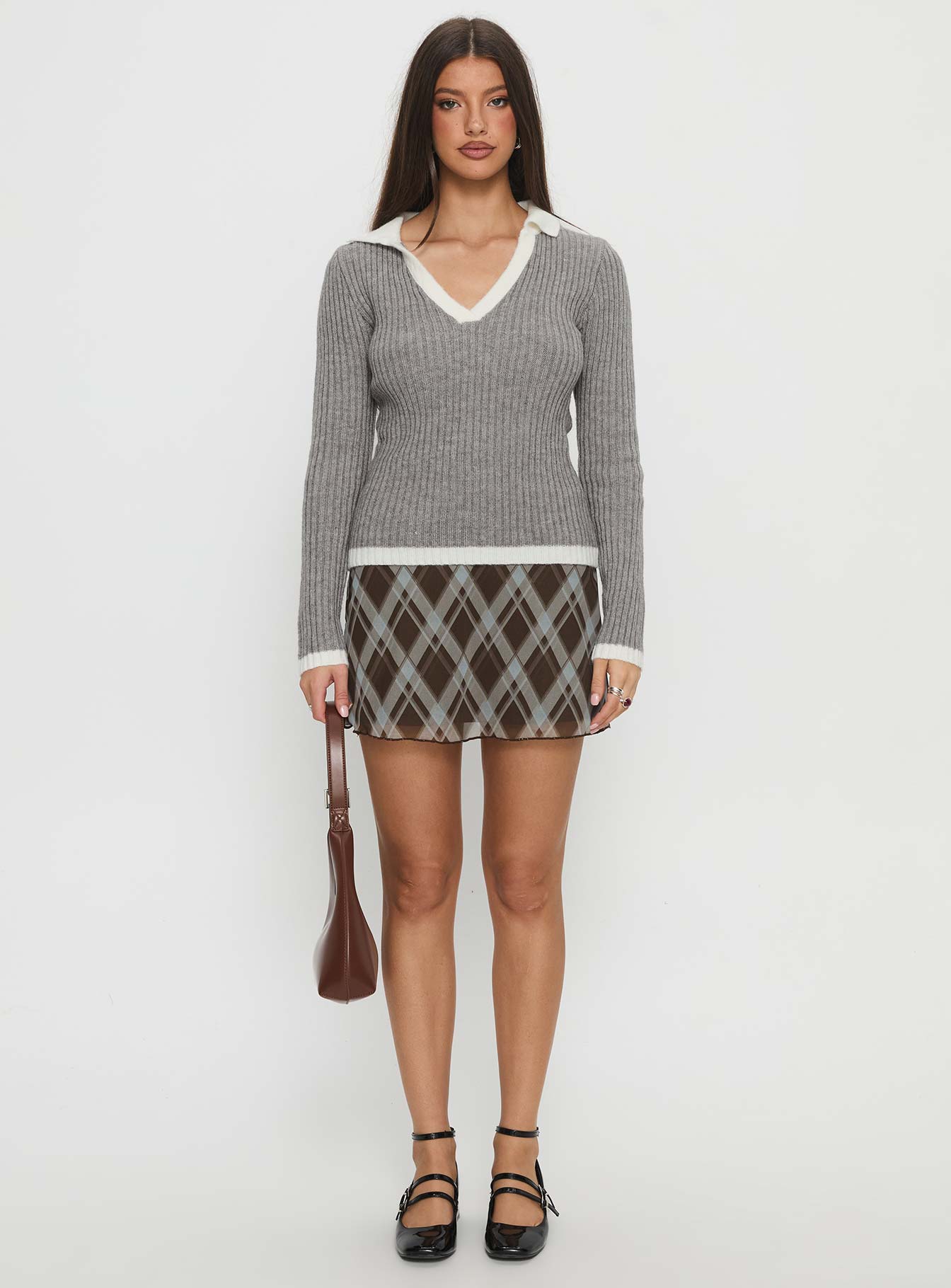 Cordilee Mini Skirt Multi Check - Image 7