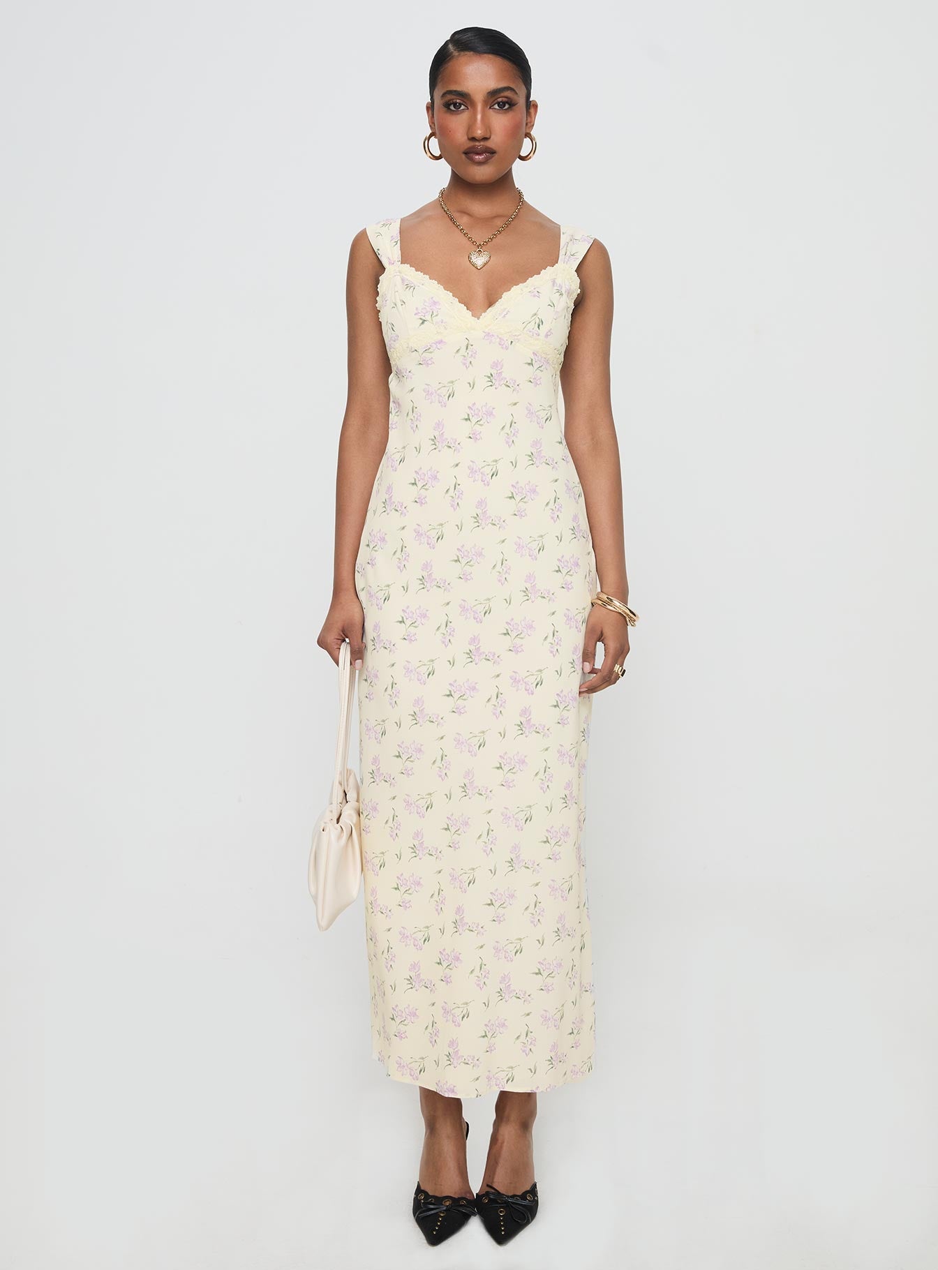 Fernwood Maxi Dress Yellow Floral - Image 6