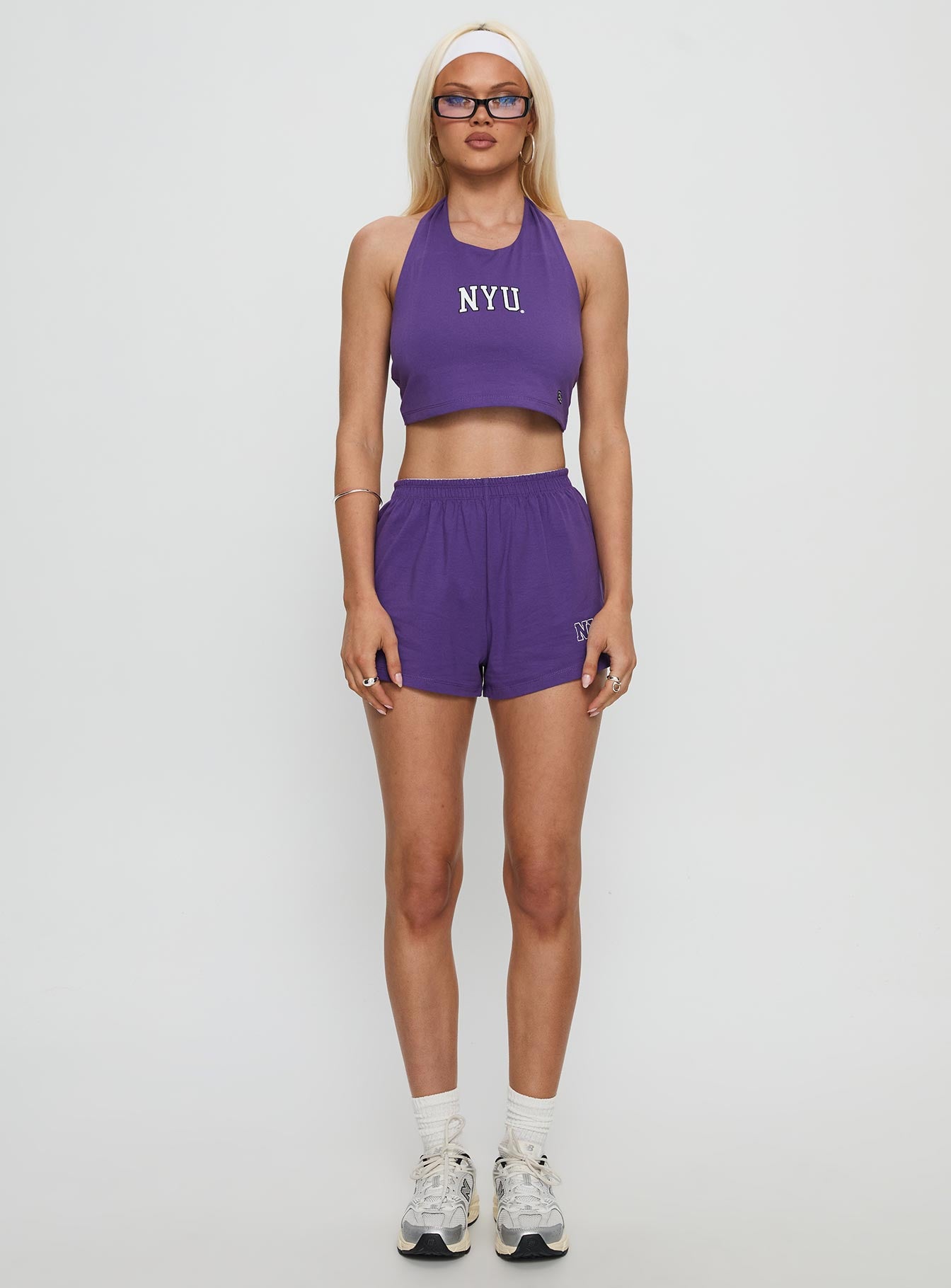 Nyu Soffee Shorts Violet - Image 6