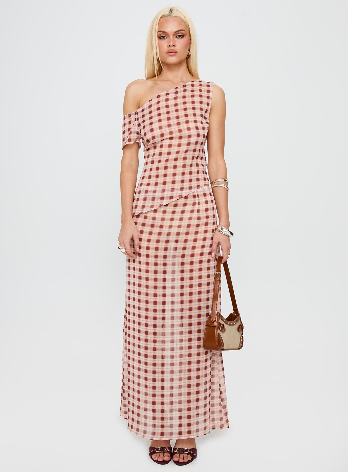 Hea Top Peach Check - Image 7