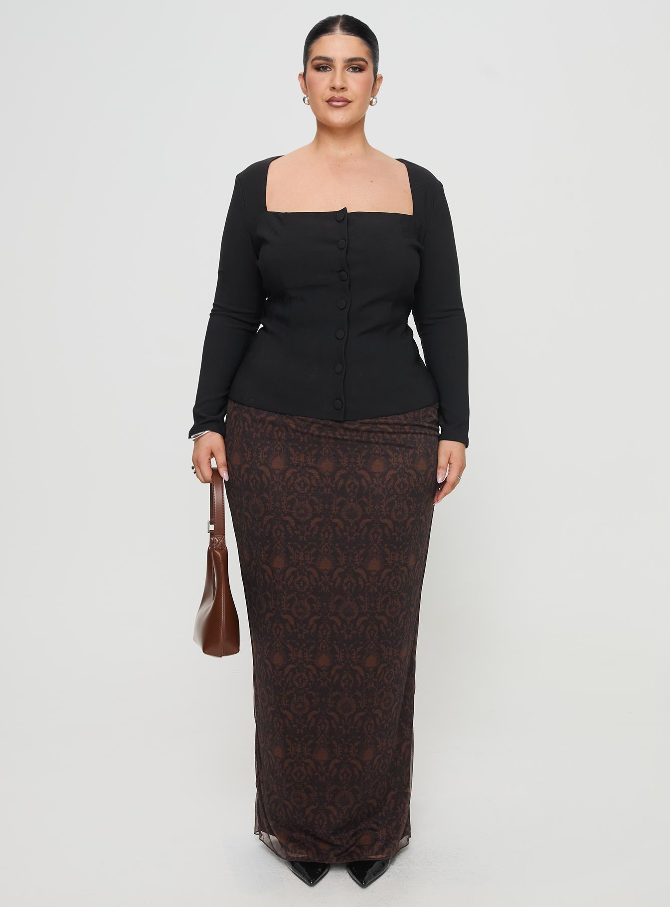 Gaskin Long Sleeve Top Black Curve - Image 7