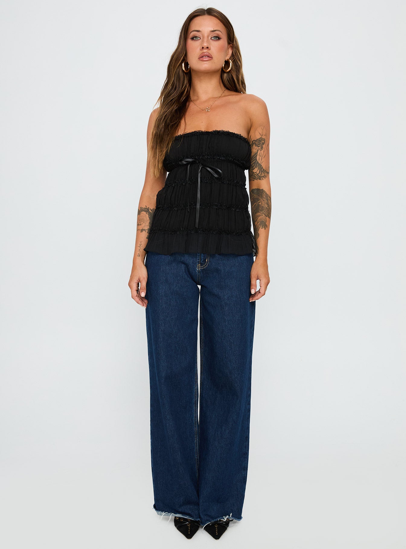 Avelina Strapless Top Black - Image 7