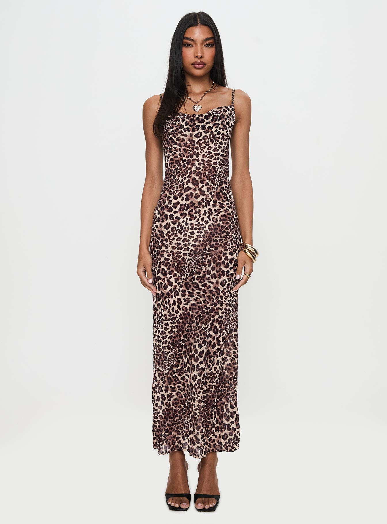 Paolina Maxi Dress Leopard - Image 7